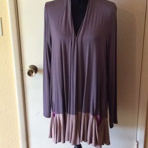 LOGO Lori Goldstein open knit cardigan